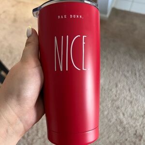 Rae Dunn Red ‘Naughty’ & ‘Nice’ Tumbler